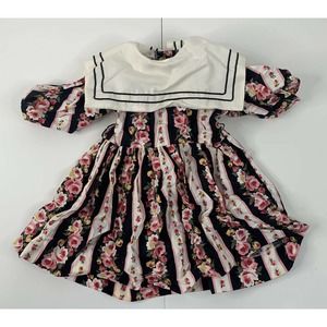 Vintage COMING THING Sailor Square Collar Dress